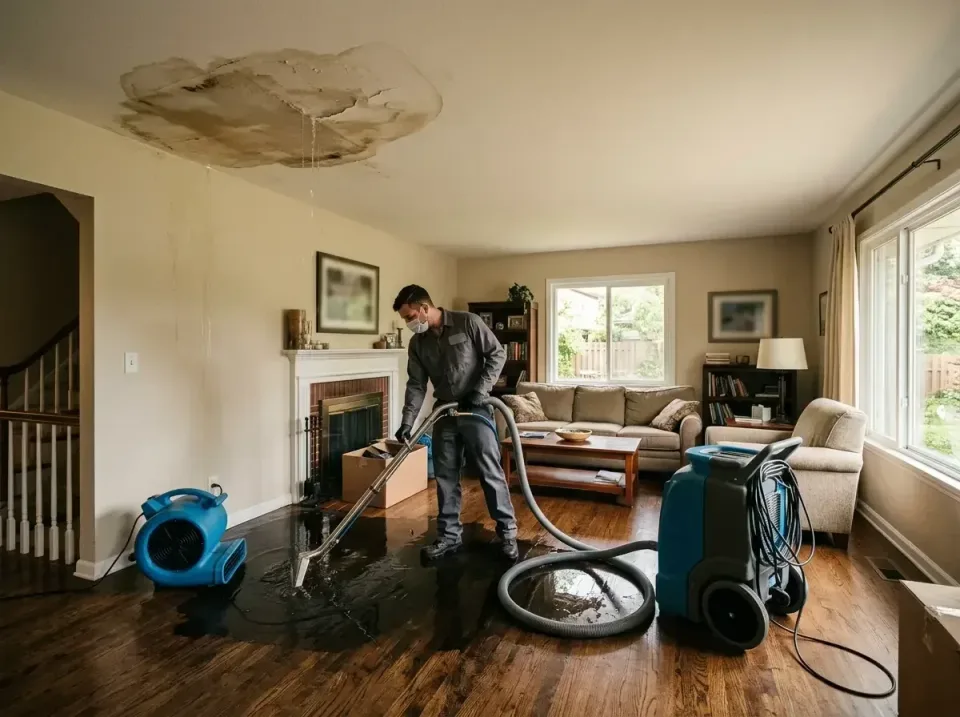 attic-pipe-burst-ceiling-drip-008 — frequently asked questions, Water Damage Restoration & Carpet Care in Hazleton, PA